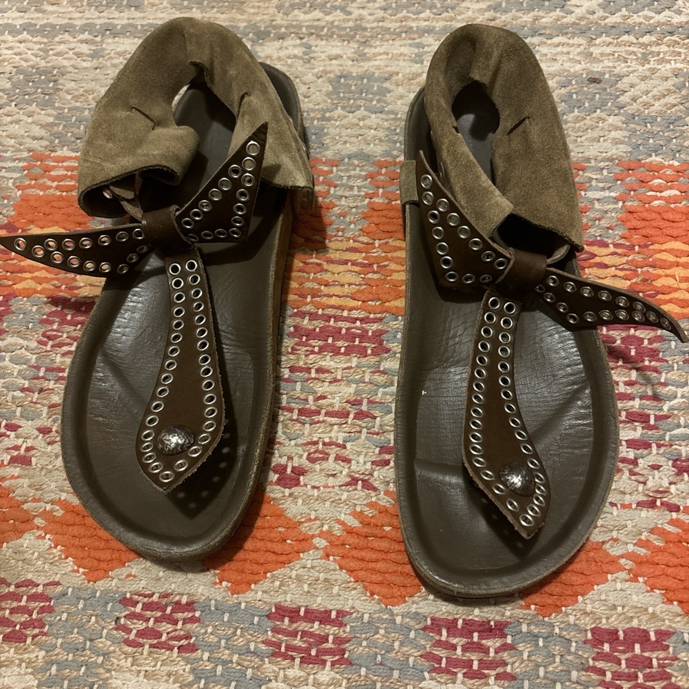 Isabel Marant. Edris bow tie sandals.  Size 38